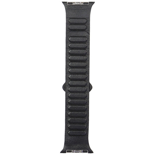 Audi Logo Genuine Leather Magnetic Ring Strap for Apple Watch 40 / 41 / 42 mm - Black