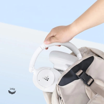 Tronsmart SOUNFII Q20S Hybrid ANC Wireless Headphones with Active Noise Cancelling - White