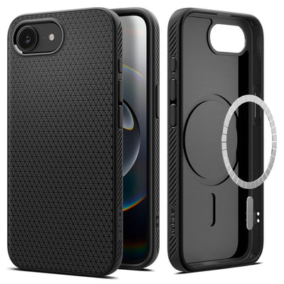 Spigen Liquid Air Mag MagSafe iPhone 16e Case - Matte Black