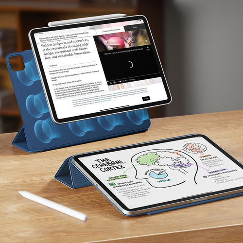 ESR Rebound Magnetic Case for iPad Pro 12.9” 2020 / 2021 / 2022 / iPad Air 13” 2024 / 2025 - Blue