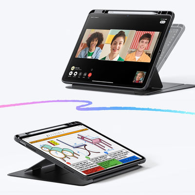 ESR Flip Hybrid Case for iPad Air 13" 1 / 2 (gen.) 2024-2025 - Black