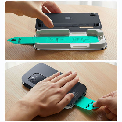 ESR UltraFit Tempered Glass 2-pack case for iPhone 13 / 13 Pro / 14 / 16e