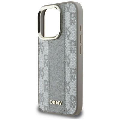 DKNY Checkered Pattern Magsafe iPhone 16 Pro Case - Beige