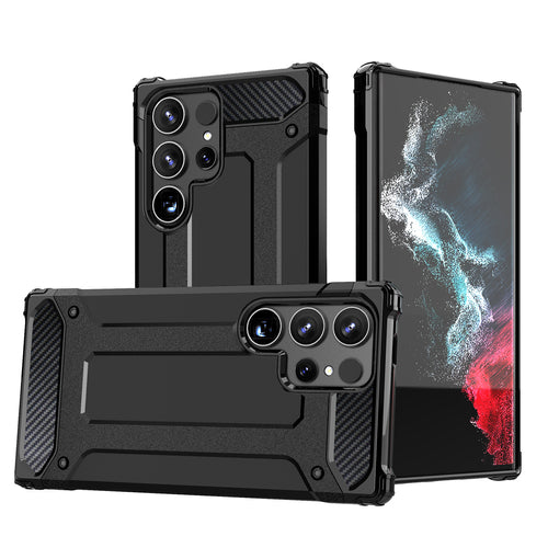 Hybrid Armor Case for Xiaomi Redmi Note 14 Pro+ 5G - Black — Hurtel