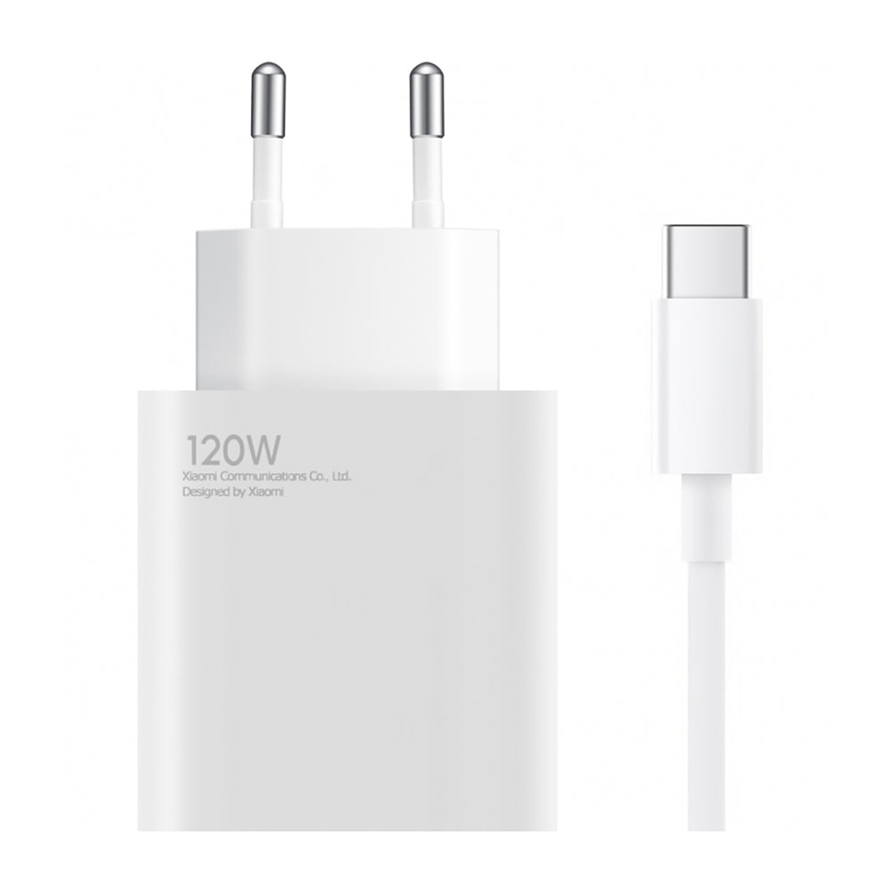 Xiaomi BHR9462EU 120W 6A USB-A Wall Charger with USB-C Cable - White