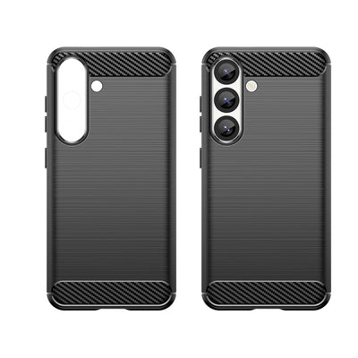 Carbon Case Flexible Silicone for Samsung Galaxy F06 5G - Black — Hurtel