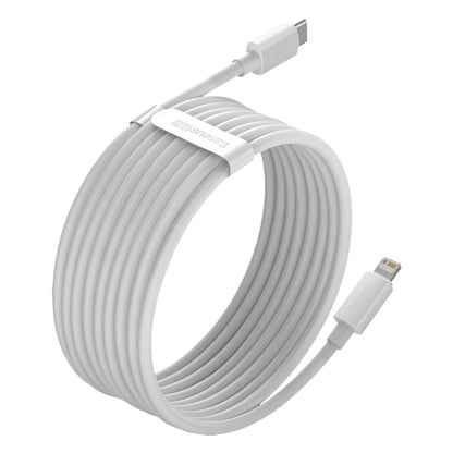 Baseus Simple Wisdom Data Cable Kit USB-C to Lightning PD 20W (2PCS/Set) 1.5m White - Product Image 5