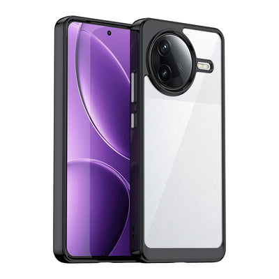 Outer Space Case with Gel Frame for Xiaomi Poco F7 Ultra - Black — Hurtel