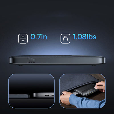 Baseus Blade H1 20000mAh 100W Powerbank with Display - Black