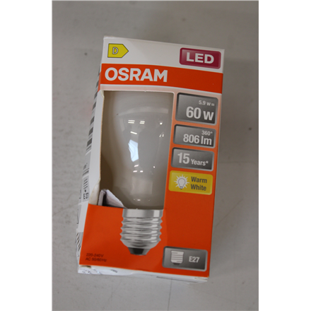SALE OUT. | Osram Parathom Classic Filament | E27 | 5.9 W | Warm White | DAMAGED PACKAGING | 24 month(s)