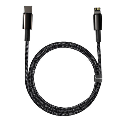 Baseus Tungsten Gold Cable Type-C to iP PD 20W 1m (black) - Product Image 2