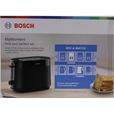 SALE OUT. Bosch Compact Toaster | TAT2M123 MyMoment | Power 950 W | Number of slots 2 | Housing material Plastic | Black