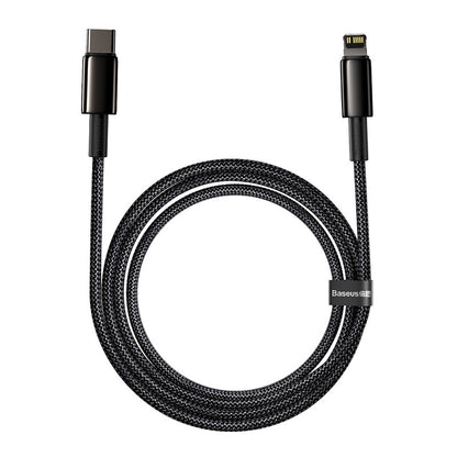 Baseus Tungsten Gold Cable Type-C to iP PD 20W 2m (black) - Product Image 1