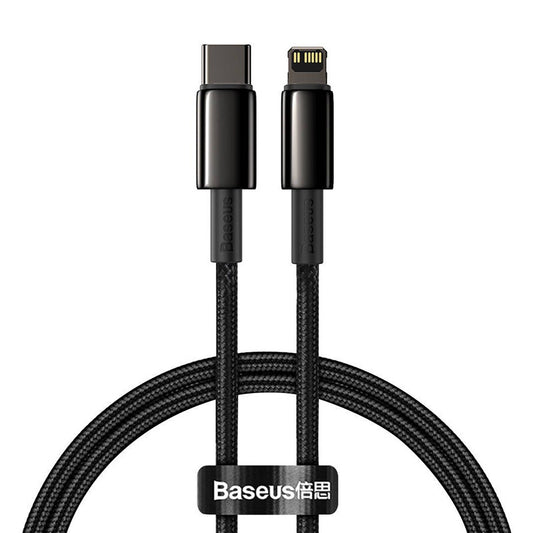 Baseus Tungsten Gold Cable Type-C to iP PD 20W 2m (black) - Product Image 2