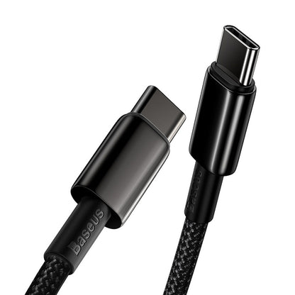 Baseus Tungsten Gold Cable Type-C to Type-C 100W 1m (black) - Product Image 6