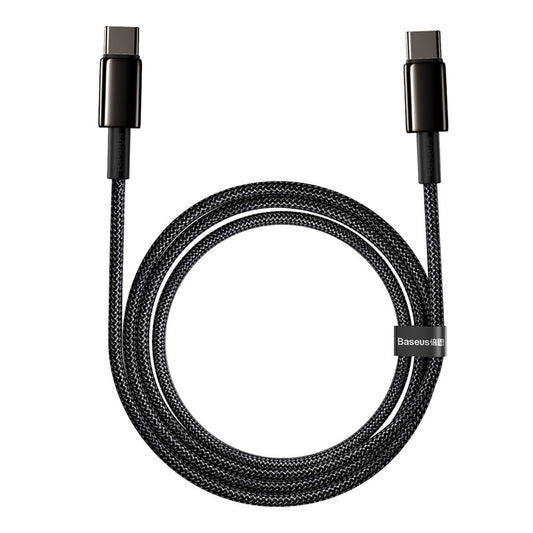 Baseus Tungsten Gold Cable Type-C to Type-C 100W 1m (black) - Product Image 2