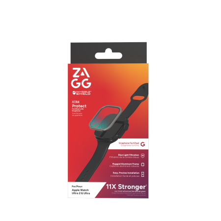 ZAGG InvisibleShield Glass XTR4 Protective Glass for Apple Watch Ultra 49mm - Titanium