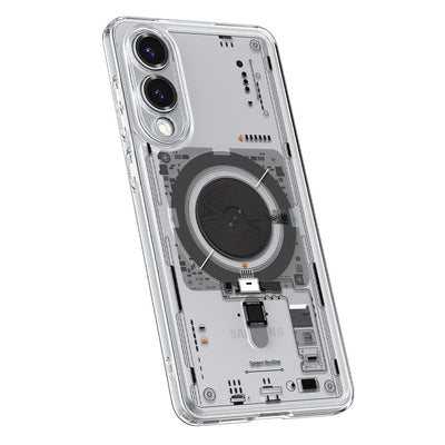 Spigen Ultra Hybrid Mag Case with MagSafe for Samsung Galaxy S25 Edge with Print - Transparent