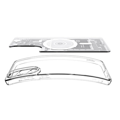 Spigen Ultra Hybrid Mag Case with MagSafe for Samsung Galaxy S25 Edge with Print - White