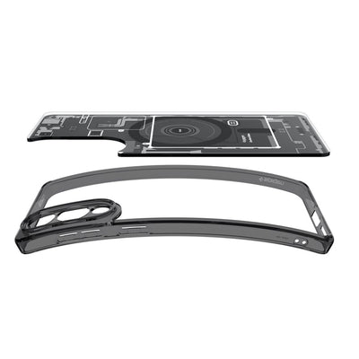 Spigen Ultra Hybrid Mag Case with MagSafe for Samsung Galaxy S25 Edge with Print - Black