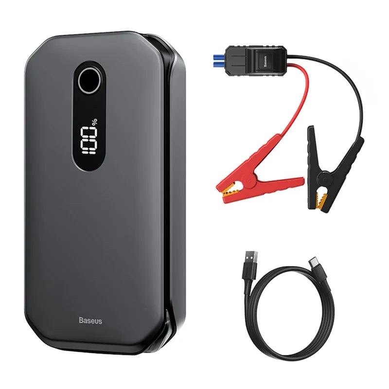 Baseus Super Energy Car Jump Starter 12000mAh, 1000A, USB (black) - Product Image 5