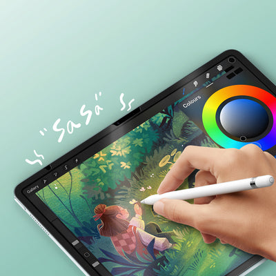 Dux Ducis Naad Paperlike Matte Screen Protector for iPad Air 11" (2024/2025) - with Black Frame