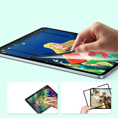 Dux Ducis Naad Paperlike Matte Screen Protector for iPad Air 11" (2024/2025) - with Black Frame