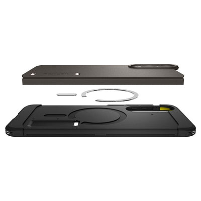Spigen Tough Armor MagSafe Case for Samsung Galaxy S25 Edge - Gray/Black