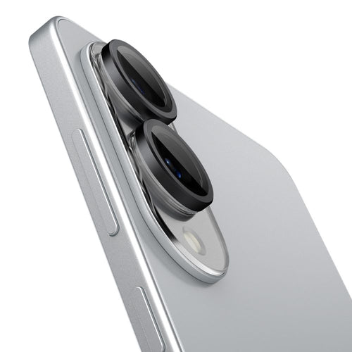 Spigen Optik Pro GLAS.TR &quot;Ez Fit&quot; 2-pack Camera Cover for Samsung Galaxy S25 Edge - Black