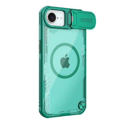 Nillkin Iceblade Prop Magnetic Case with Camera Cover and Stand for iPhone 16e - Green