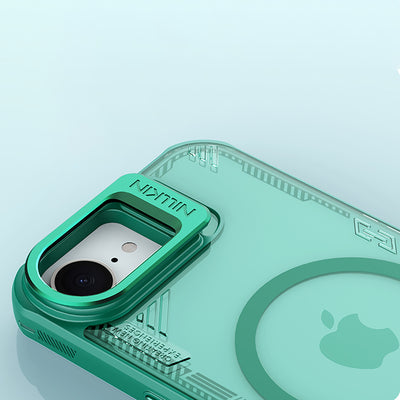 Nillkin Iceblade Prop Magnetic Case with Stand for iPhone 16e - Green
