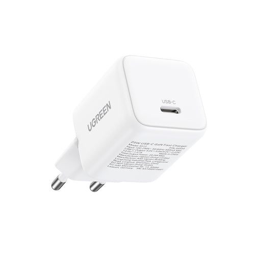 Ugreen Nexode N Series X512 20W GaN 1x USB-C Wall Charger - White