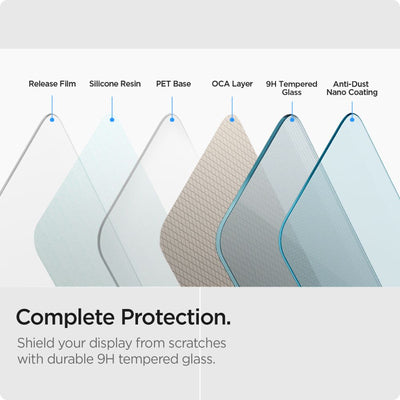 Spigen Glas.tR Slim 2-pack Tempered Glass for Samsung Galaxy Xcover 7 / 7 Pro - Transparent