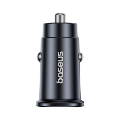 Baseus GoTrip USB-C / USB-A 30W Car Charger - Black