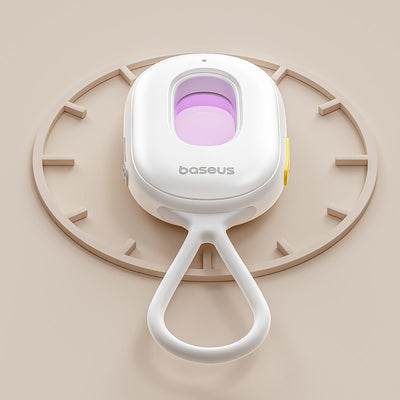 Baseus Heyo Series II Hidden Camera Detector with Alarm and Mini Flashlight + Baseus Simple USB-A - USB-C Cable - White