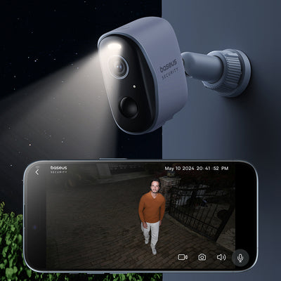 Baseus Security N1 Plus 2K Outdoor Camera – White