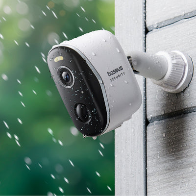 Baseus Security N1 2K Outdoor Monitoring Kit (2 Cameras) – White