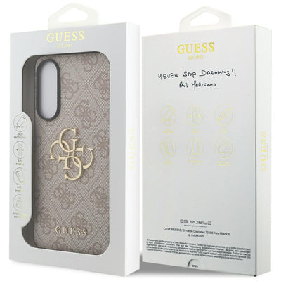 Guess Big 4G Logo Classic Logo Case for Samsung Galaxy S25 Edge - Pink