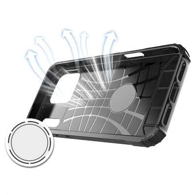 Hybrid Armor Case for iPhone 17 Pro - Black — Hurtel