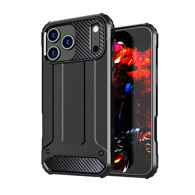 Hybrid Armor Case for iPhone 17 Pro Max - Black — Hurtel