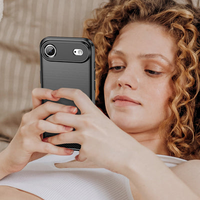 Carbon Case for iPhone 17 Air - Black — Hurtel