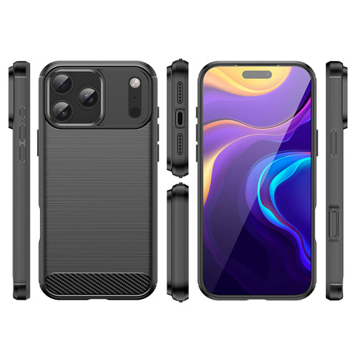 Carbon Case for iPhone 17 Pro Max - Black — Hurtel