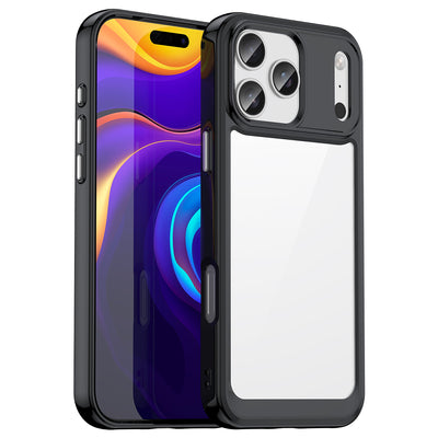 Outer Space Case for iPhone 17 Pro Max - Black Transparent — Hurtel