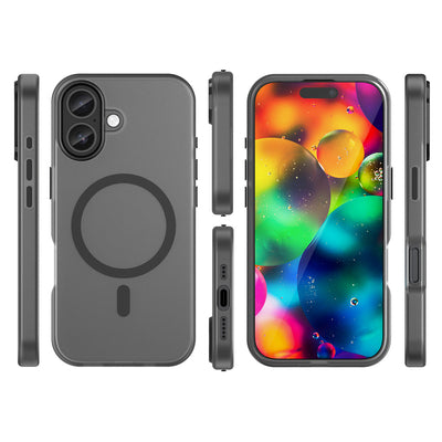 Magnetic Abrasive iPhone 17 Case Compatible with MagSafe - Matte Black — Hurtel