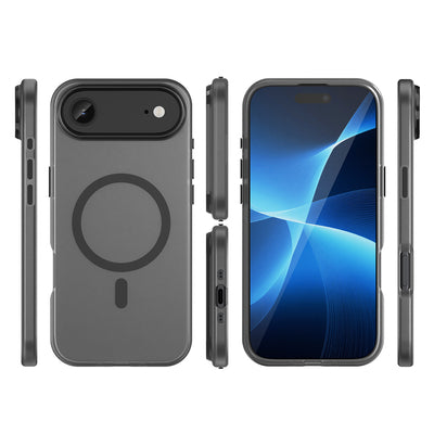 Magnetic Abrasive iPhone 17 Air Case Compatible with MagSafe - Matte Black — Hurtel