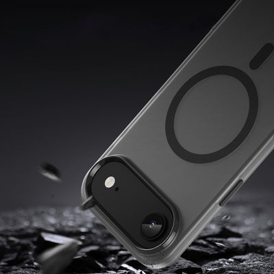 Magnetic Abrasive iPhone 17 Air Case Compatible with MagSafe - Matte Black — Hurtel