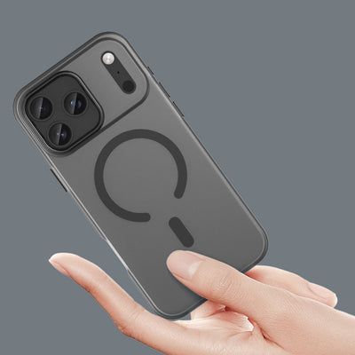 Magnetic Abrasive iPhone 17 Pro Case Compatible with MagSafe - Matte Black — Hurtel