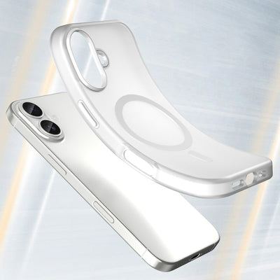 Magnetic Abrasive iPhone 17 Case Compatible with MagSafe - Matte White — Hurtel