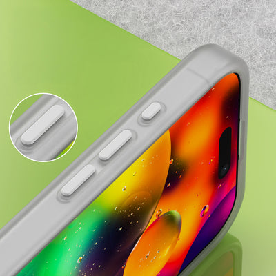 Magnetic Abrasive iPhone 17 Case Compatible with MagSafe - Matte White — Hurtel