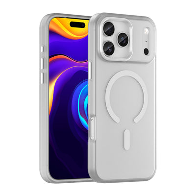Magnetic Abrasive Case for iPhone 17 Pro Max Compatible with MagSafe - Matte White — Hurtel